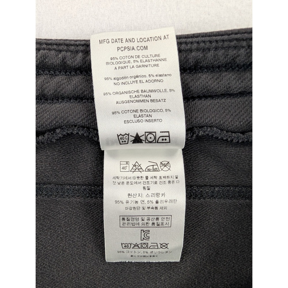 Patagonia Organic Cotton Joggers Mens Large Black Drawstring Pants L - Picture 11 of 14
